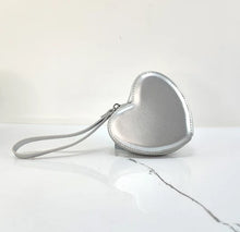 Cargar imagen en el visor de la galería, Monedero mini Corazón Plata
